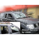 HEKO Ofuky oken Nissan Navara Pick up, 2005- přední+zadní