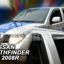 HEKO Ofuky oken Nissan Pathfinder 2005-, přední+zadní