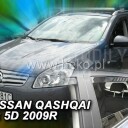 HEKO Ofuky oken Nissan Qashqai I, II 2008- přední+zadní