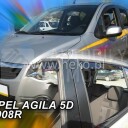 HEKO Ofuky oken Opel Agila 2008-, přední+zadní