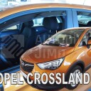 HEKO Ofuky oken Opel Crossland X 2017- přední+zadní