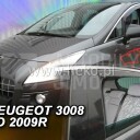 HEKO Ofuky oken Peugeot 3008 5dv. 2009-2016 přední+zadní