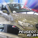 HEKO Ofuky oken Peugeot 301 5dv. 2013- přední+zadní