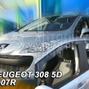 HEKO Ofuky oken Peugeot 308 2007- přední+zadní