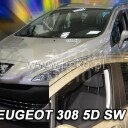 HEKO Ofuky oken Peugeot 308 2007- přední+zadní SW
