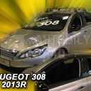 HEKO Ofuky oken Peugeot 308 II 2013- přední+zadní