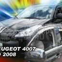 HEKO Ofuky oken Peugeot 4007 2008- přední+zadní