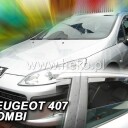 HEKO Ofuky oken Peugeot 407 2004- přední+zadní sw