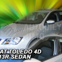 HEKO Ofuky oken Seat Toledo IV 2013-, přední+zadní 