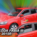 HEKO Ofuky oken Škoda Fabia III 2014-2021 přední+zadní