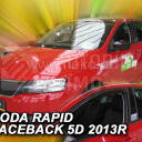 HEKO Ofuky oken Škoda Rapid Spaceback 2013- přední+zadní