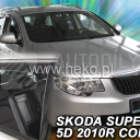 HEKO Ofuky oken Škoda Superb II 2009-2015 Combi, přední+zadní