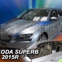 HEKO Ofuky oken Škoda Superb III liftback 2015- přední+zadní