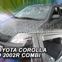 HEKO Ofuky oken Toyota Corolla, 2002-2007 přední+zadní, combi
