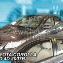 HEKO Ofuky oken Toyota Corolla 2007- přední+zadní, sedan