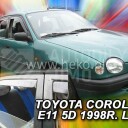 HEKO Ofuky oken Toyota Corolla E11, 1997-2001, přední+zadní, htb