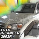 HEKO Ofuky oken Toyota Higlander 2001-2007, verze USA