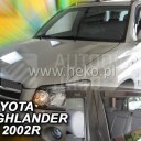 HEKO Ofuky oken Toyota Higlander 2001-2007 verze USA, přední+zadní