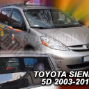 HEKO Ofuky oken Toyota Sienna 2003-2010 přední+zadní