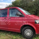 HEKO Ofuky oken VW T5, T6 Transporter Caravelle boční pohled na vůz