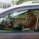 HEKO Ofuky oken VW Touran 2003-2015 přední+zadní detail předních ofuků