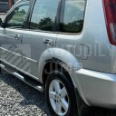 Lemy blatniku Nissan X-Trail 2001-2007 - povrch leštěný nerez levý zadní lem