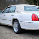 Lemy blatniku Lincoln Town Car 2003-2010 - v provedení leštěný nerez, levý zadní lem