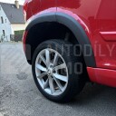 Plastové lemy blatniku Škoda Yeti 2009-2017 sada 4ks pravý zadní lem zepředu