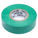 Izolační páska elektrikářská PVC 19mm/20 m zelená