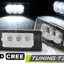 LED osvětlení SPZ, čiré, cree led, BMW E90, E91, E92, E93, E39, E60, E61, E70, E71, E82, E88 