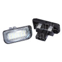 LED osvětlení SPZ Mercedes W203 Sedan 7/2000-2007