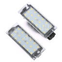 LED osvětlení SPZ - rodzíl mezi led a halogenem - zadní strana - čelní pohled