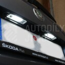 LED osvětlení SPZ Škoda Octavia II 09-13, Roomster Canbus