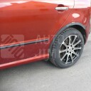 nerezové lemy blatníku Škoda Fabia-tři druhy povrchu