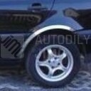 nerezové lemy blatníků VW Vento - tři druhy povrchu