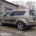 Ochranné lišty dveří Mitsubishi Outlander 07- široké