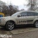 Ochranné lišty dveří Mitsubishi Outlander 07- široké