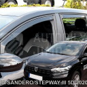 Ofuky oken Dacia Sandero Stepway III 5dv., přední+zadní, 2020-