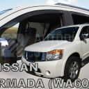 Ofuky oken Nissan Armada 5dv., přední + zadní, 2004-2016