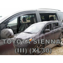 Ofuky oken Toyota Sienna 5dv., přední + zadní, 2010-2020