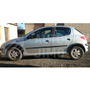 Plastové lemy blatníku Peugeot 206  5dveř. 1998-2007