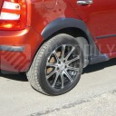 plastové lemy blatníků Škoda Fabia zadní lem boční pohled