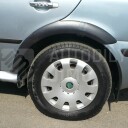 plastové lemy blatníků Škoda Octavia I. liftback levý zadní lem čelní pohled
