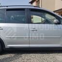 Plastové lemy a prahy VW Touran 2003-2010 boční pohled