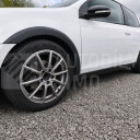 FenderPro Plastové prahy a lemy VW Golf 5 3dv.HB 2003-2012, ABS plast, UV stálý, sada 6ks - pohled od předního kola