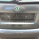 Podložka pod SPZ, podložka - plastová bez loga na voze Škoda Fabia