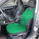 Potah sedadla Triko soft přední zelený