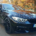 Přední maska BMW 4 F32, F33, F36 13-17, M4 Style, matná černá