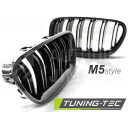 Přední maska BMW 5 F10, F11 10-16, M5 Style , lesklá černá