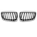 Přední maska BMW X5 E53, 04-06, chrom